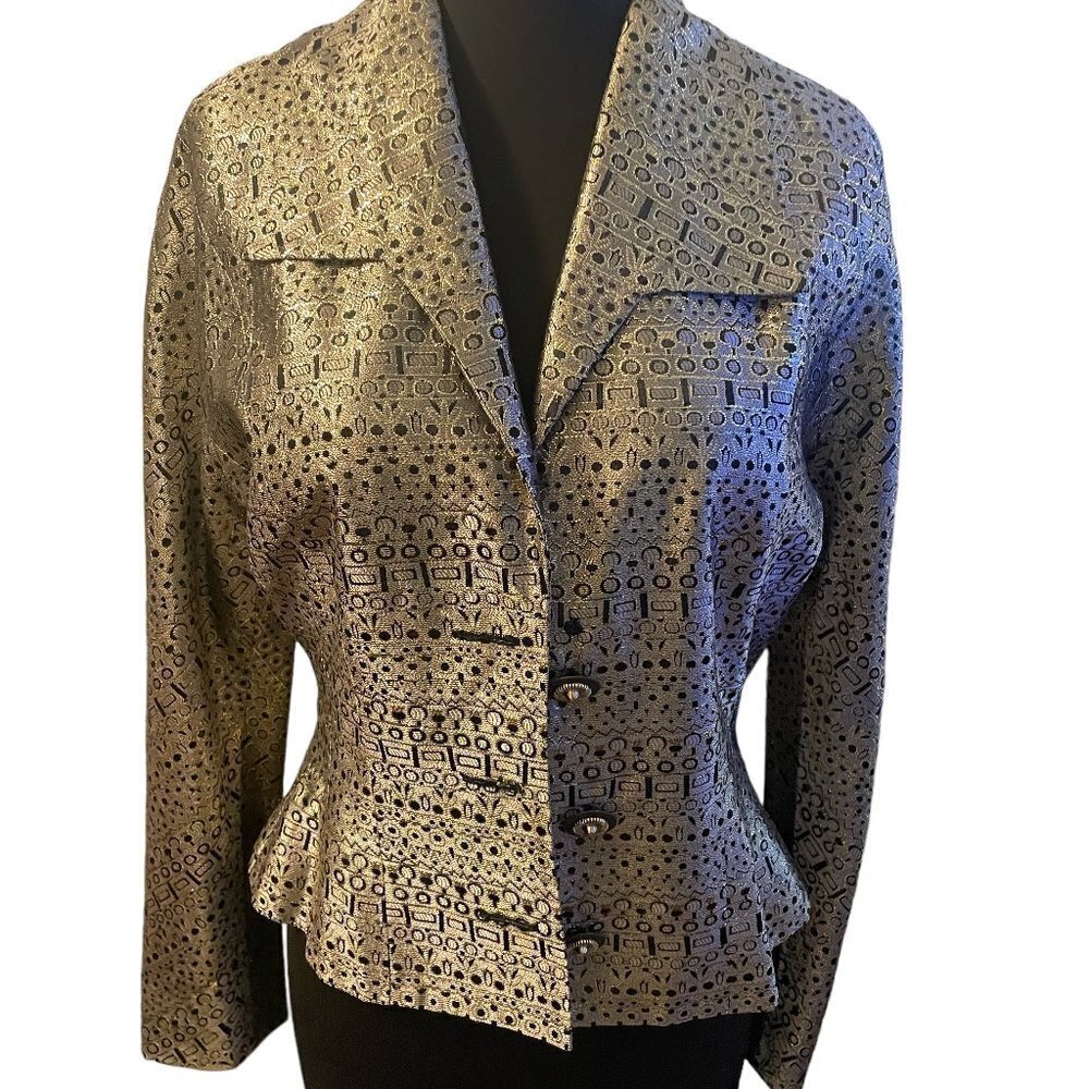 Neiman Marcus Liancarlo unique jacket, size 10‎